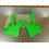Ouïes de radiateur neuve KAWASAKI 125/250 KX 1994-1998