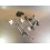 Pattes moteur + axes HONDA 750 Africa Twin RD04