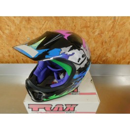 Casque moto cross TRAX neuf - Taille L