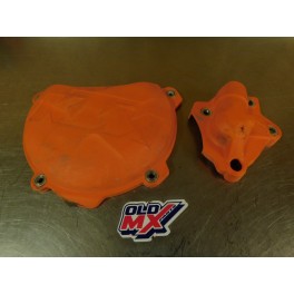 Protection de carter d'embrayage + Pompe a eau KTM 250-350 exc-f 2012-2016