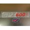 Stickers GPZ600Z x2