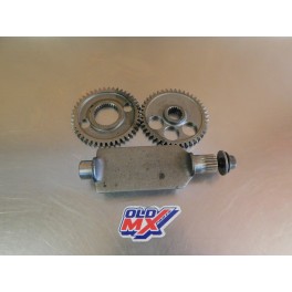 Arbre d'équilibrage + pignons Honda 350 Odyssey