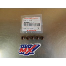 Joints queue de soupape x5 Kawasaki EL 250/ EX 250 92049-1218
